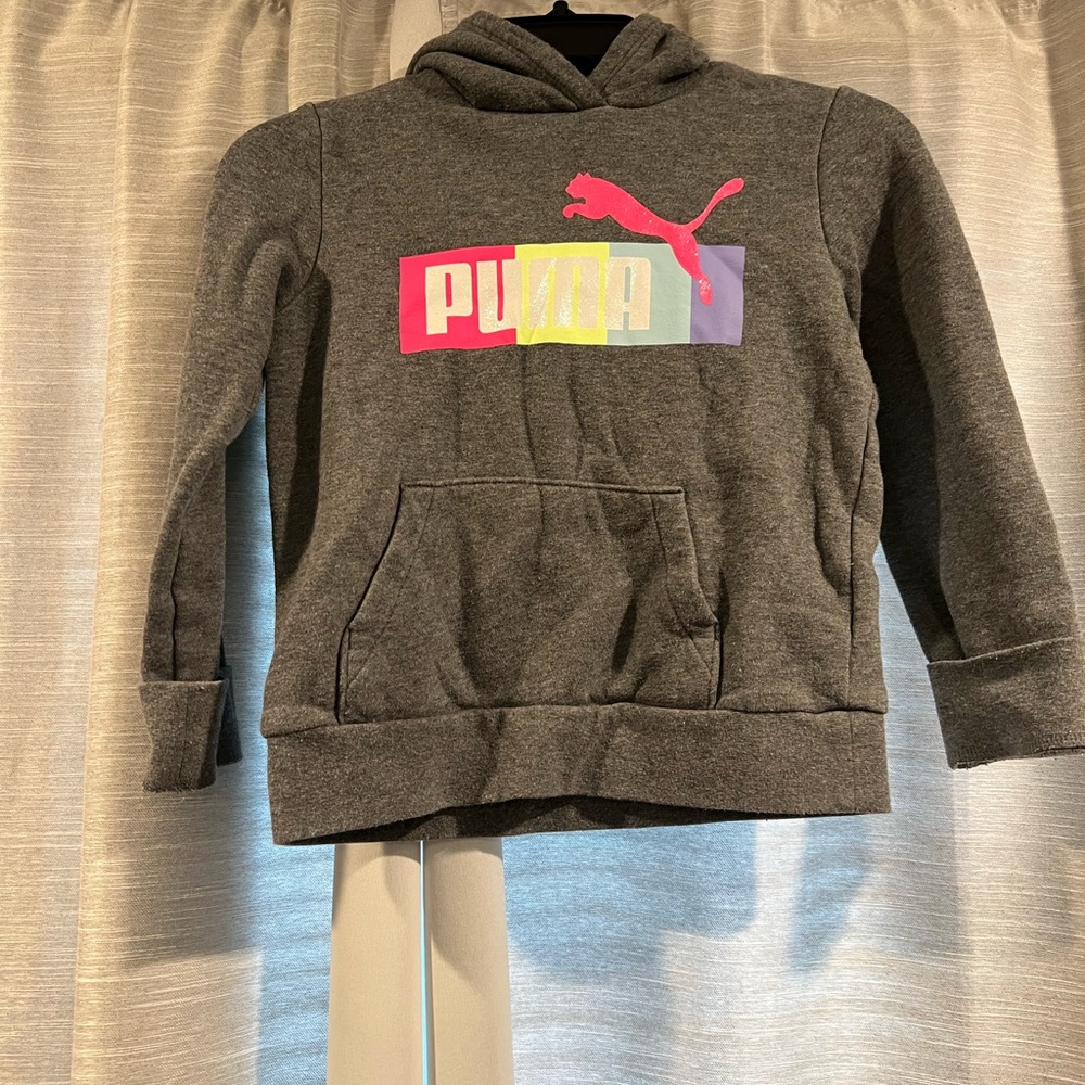 Puma Gray Sweatshirt Classic Hoodie